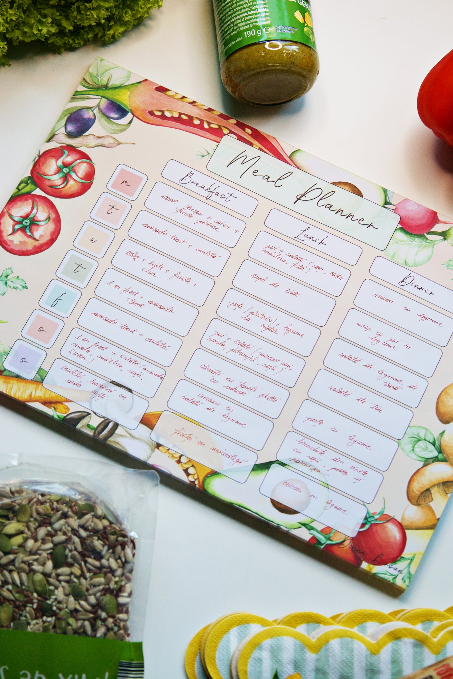 Foodies Set: Meal Planner + Market List