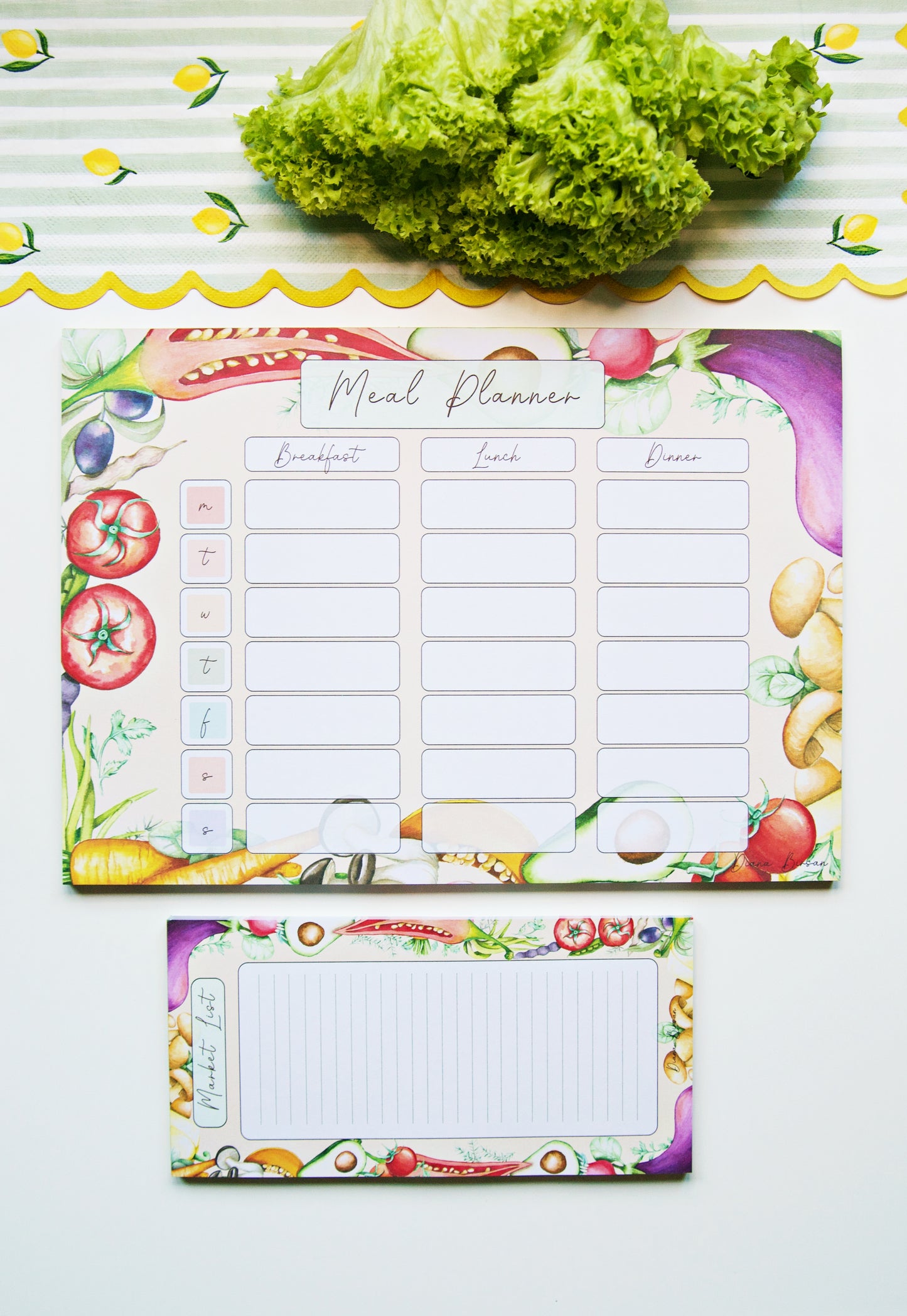 Foodies Set: Meal Planner + Market List