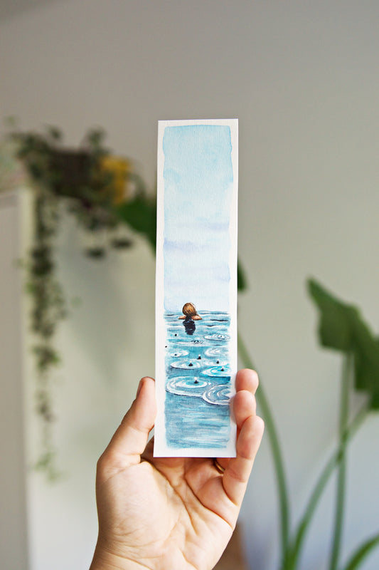 Bath in the Rain - Original Bookmark