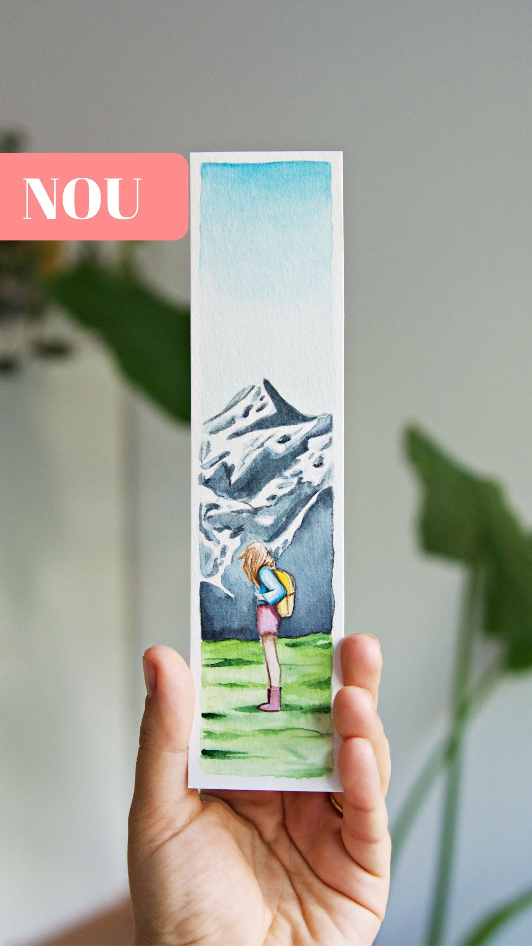 The hiker - Original Bookmark