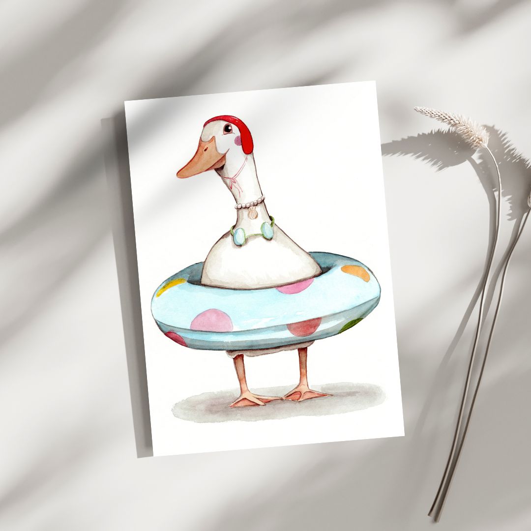 Swimming Duck