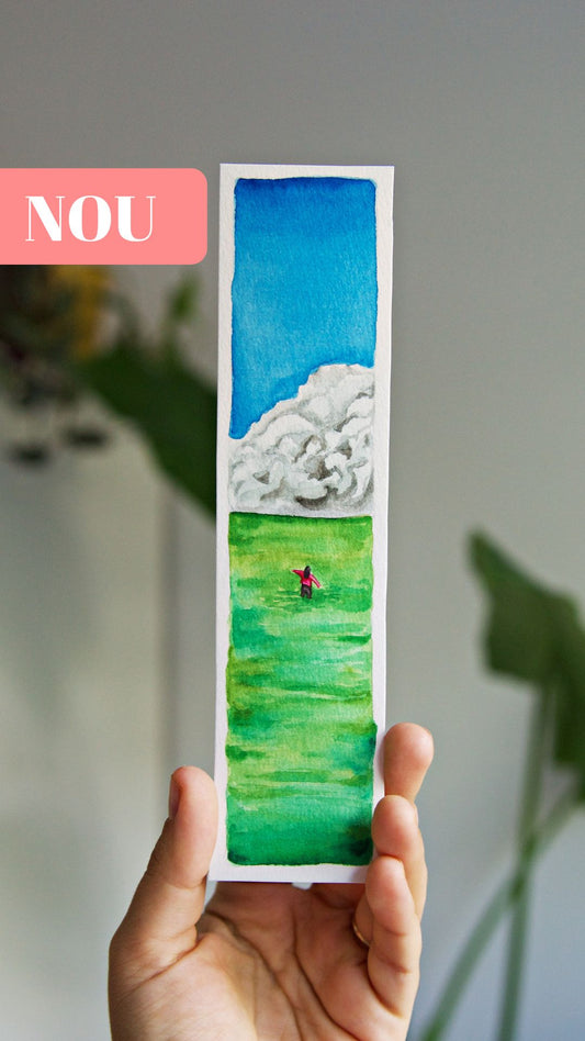 Run through the grass - Original Bookmark