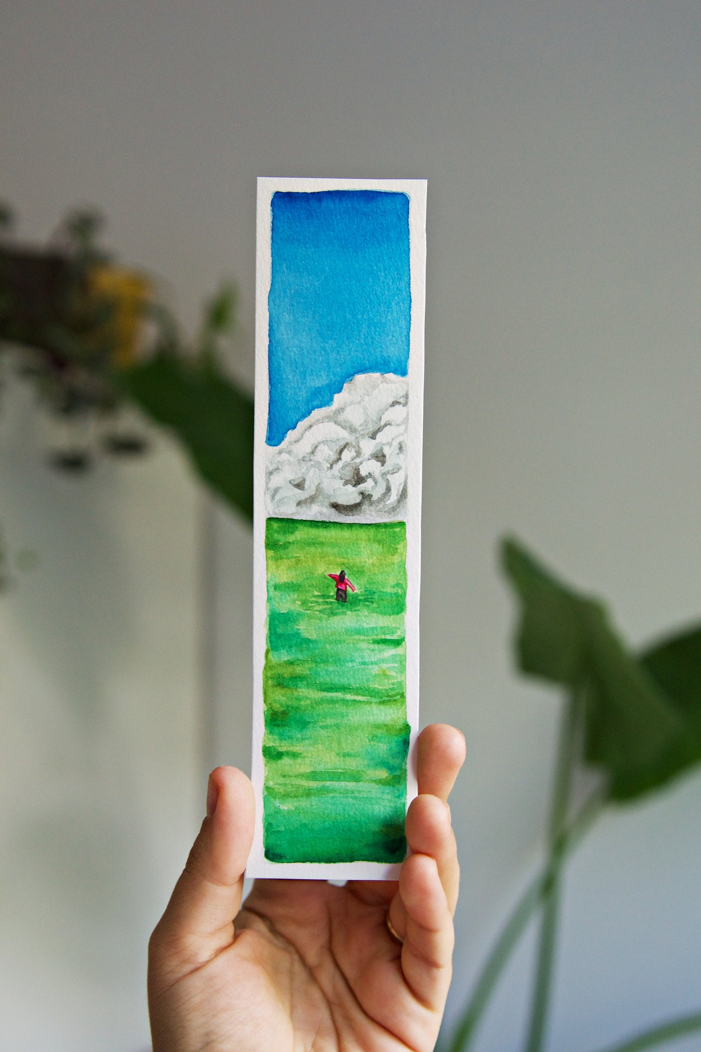 Run through the grass - Original Bookmark