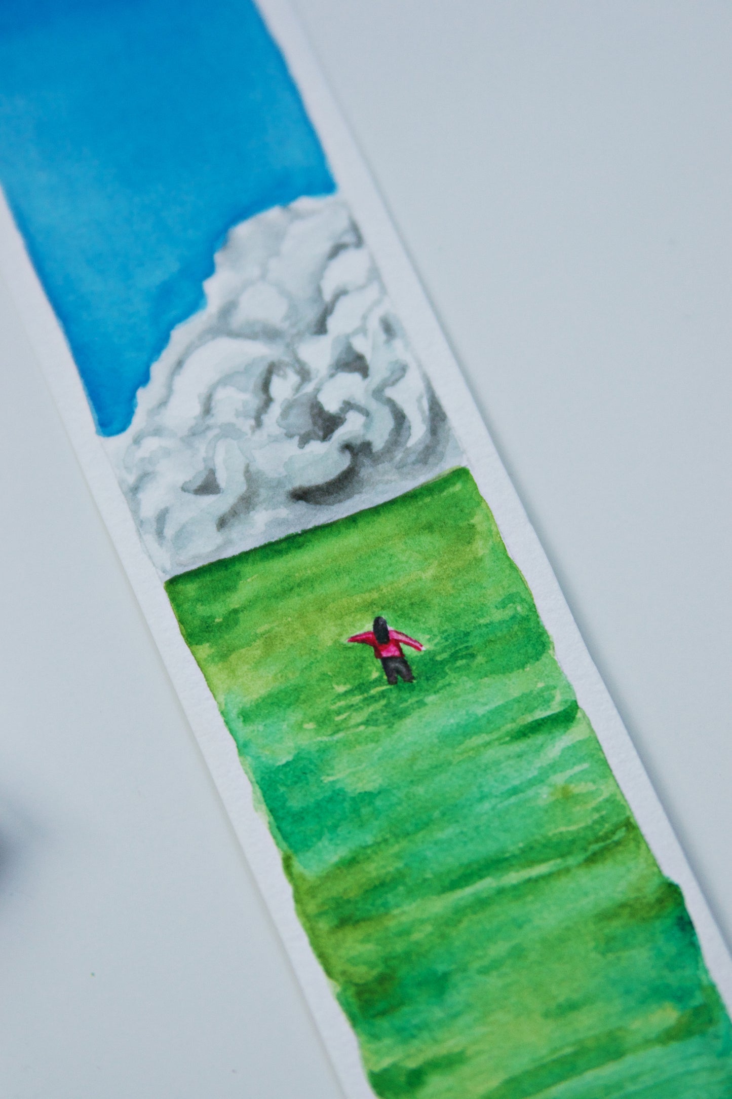 Run through the grass - Original Bookmark