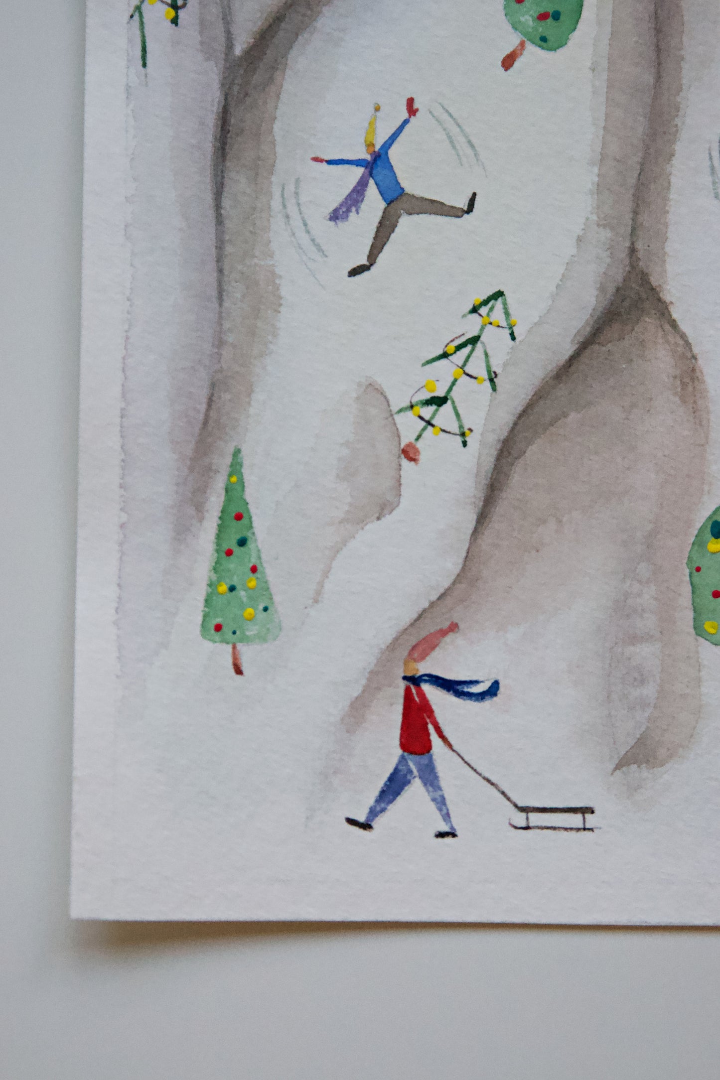 Sleepy Christmas Cat II