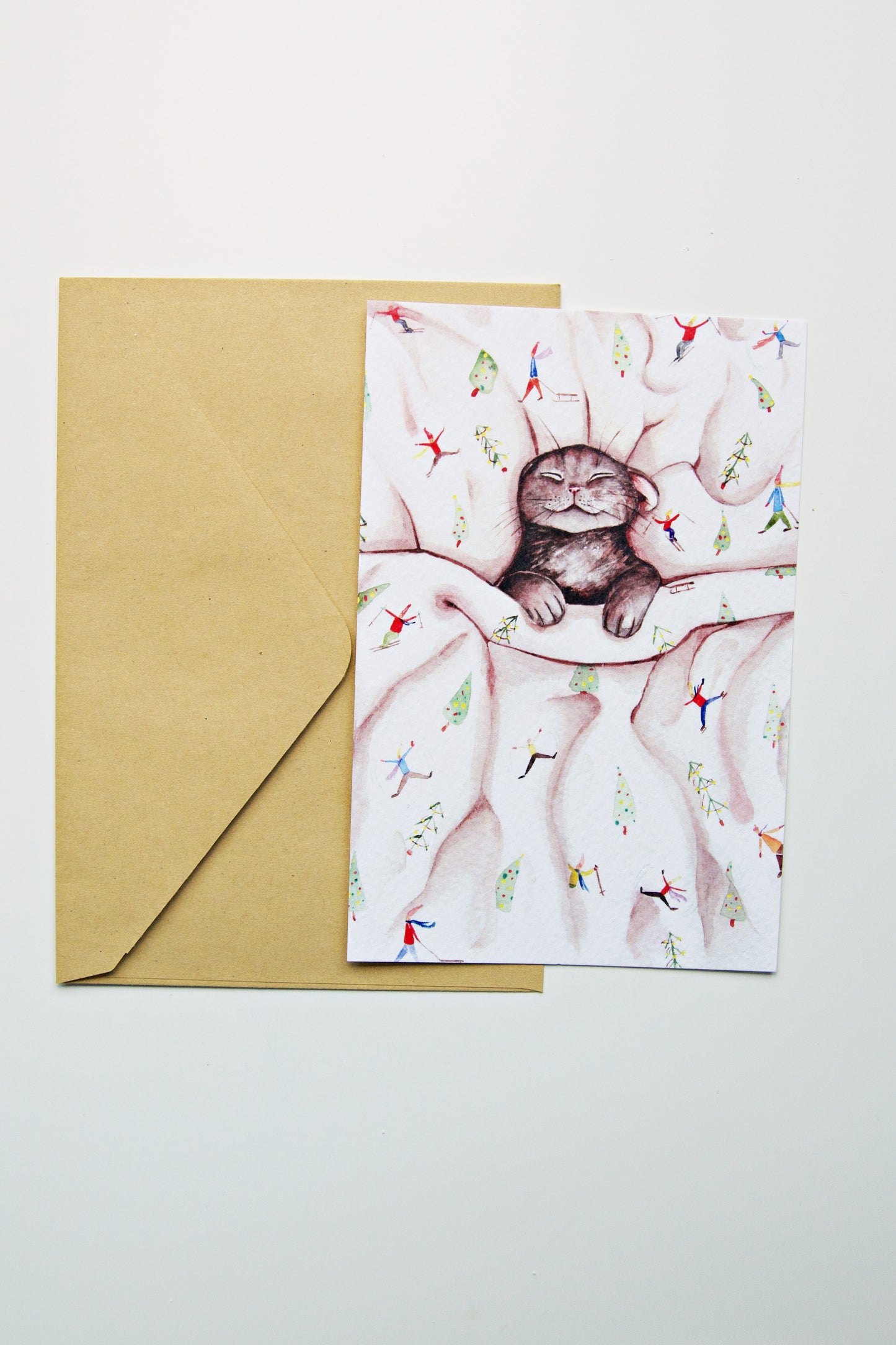 Sleepy Christmas Cat II