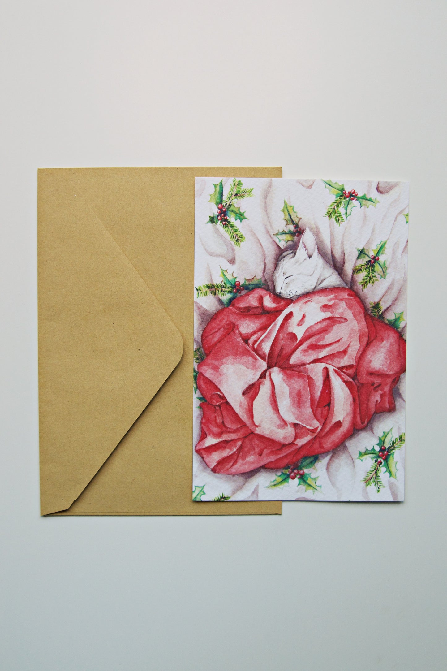 Sleepy Christmas Cat I