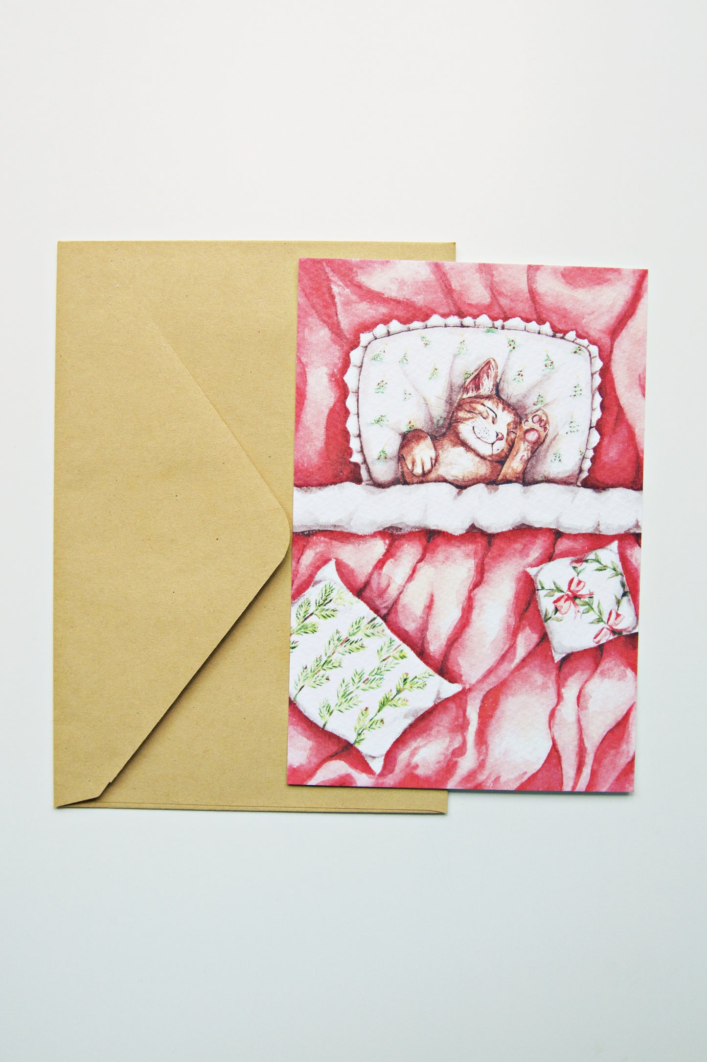 Sleepy Christmas Cat III